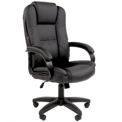Кресло офисное CHAIRMAN 600 LT экокожа Черный_0