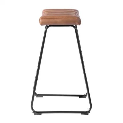 Стул барный Ковбой экокожа Коричневый_2