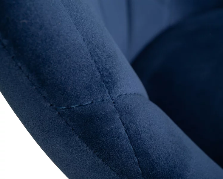 Стул барный DOBRIN LOGAN BLACK Синий велюр MJ9-117_8