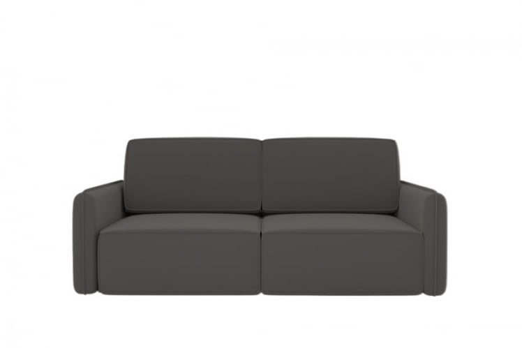 Диван прямой Сордален (Berhouse) Цвет фасада: Серый велюр; Тип: Прямой; Материал фасада: Металл/Велюр_0