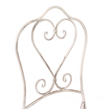 Комплект (стол + 2 стула) Secret de Maison Monique (mod. PL08-6241.6242) металл, стол:62*73, стул: 48*40*93, Античный белый (Antique White)_7