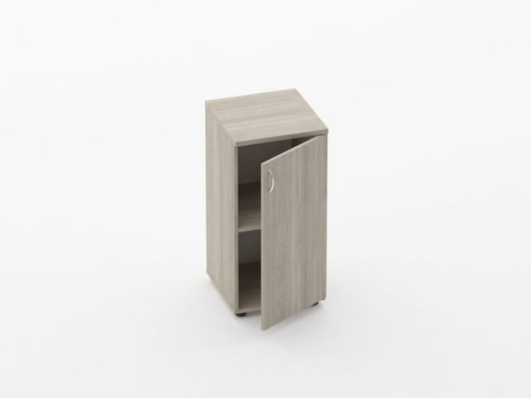 Шкаф низкий закрытый Twin 16.12.10Пр Дуб Сантана светлый_1