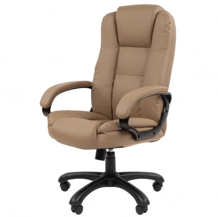 Кресло офисное CHAIRMAN 600 экокожа Бежевый_1