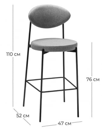 Стул барный Gawaii Б Blue_10