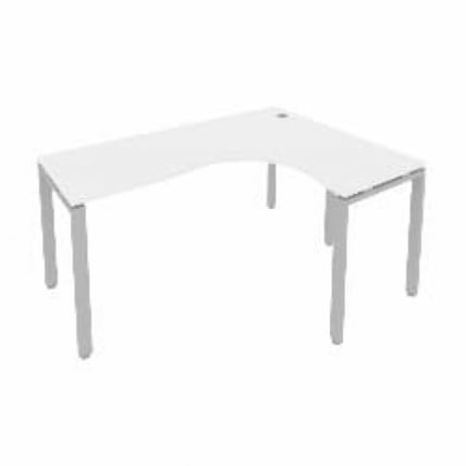 Стол письменный METAL SYSTEM Б.СА-4 Пр Белый/Серый_0