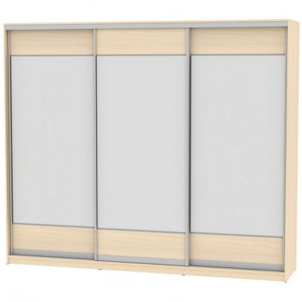 Шкаф-купе B-230х270х60-3(ДМ-D8D8D8)_0