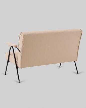 Диван Эндино Д рогожка бежевый_3