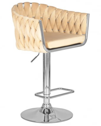 Стул барный DOBRIN MARCEL (бежевый велюр (MJ9-10)) 2 шт_2