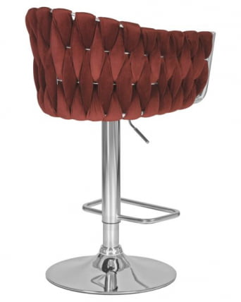 Стул барный DOBRIN MARCEL (винный велюр (MJ9-35)) 2 шт_4