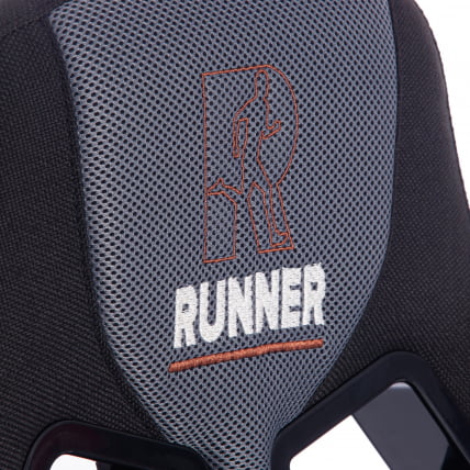 Кресло RUNNER ткань, черный/серый, 2603/ 12/ 14_9