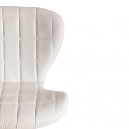 Стул барный AVIONIC (mod. KY712A) металл/экокожа, 45*53*86-107 см, белый/хром_5