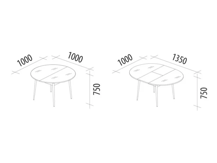 Стол обеденный раскладной Орфей 41 Кена_4