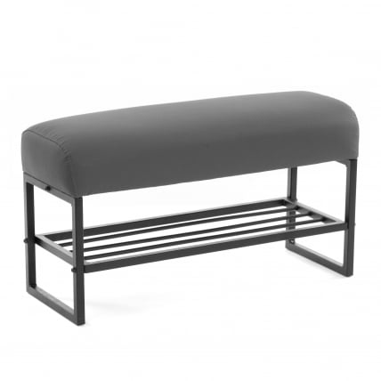 Банкетка-обувница Charli Lux/Чарли Люкс Charli Lux/Чарли Люкс БО экокожа , Sharp Графит_0