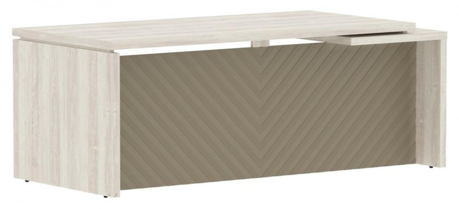 Стол руководителя левый Torr LUX TLCT 209 L Сосна Эдмонд Капучино_0