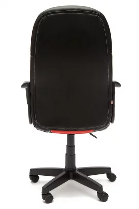 Кресло руководителя Parma черный+красный_4