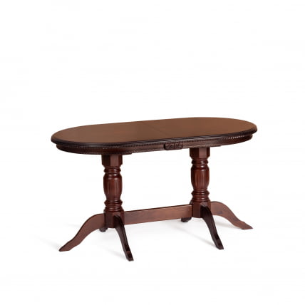 Стол COPPOLA бук, мдф, 140+40x80x77см, Tobacco, узор прямой_3