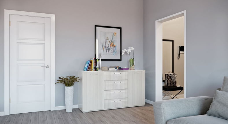 Комод Вега 87 Шимо темный/светлый_1