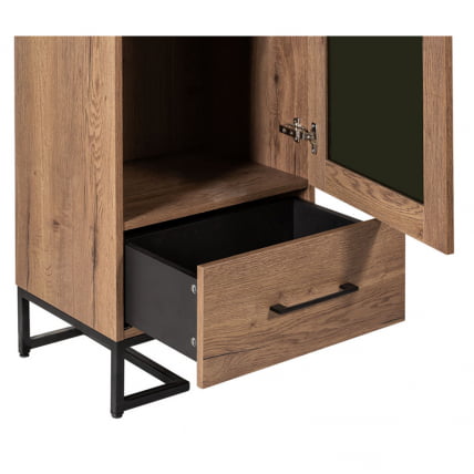 Шкаф витрина Loft 500 см Дуб Табак_4