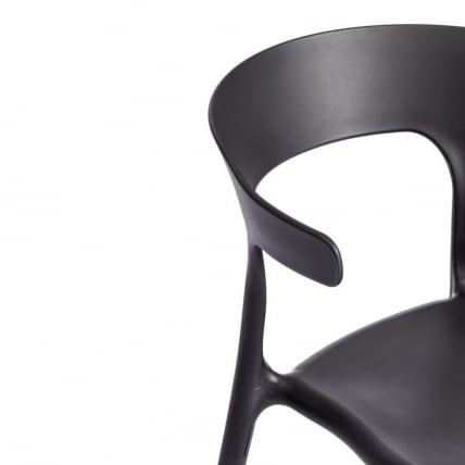 Стул TON (mod. PC33) TON (mod. PC33) пластик, 48 x 48 x 74 см, черный (Black 3010)_6