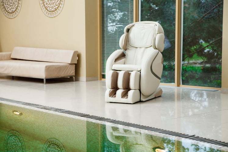 Кресло массажное Hilton 2 CMS-455 cream Хилтон 2 кремовый_9