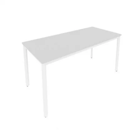 Стол письменный на металлокаркасе SLIM SYSTEM С.СП-6 Серый-Белый_0