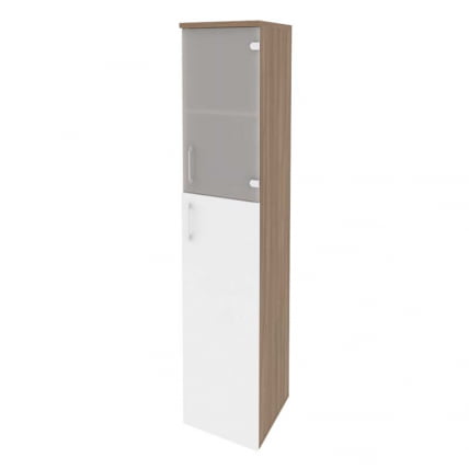 Шкаф высокий узкий правый ONIX O.SU-1.7(R) Дуб Аризона/Белый_0