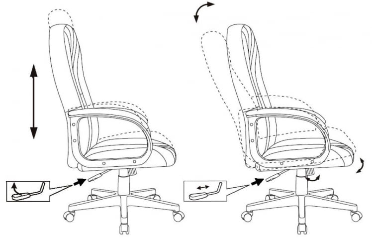 Кресло руководителя Бюрократ T-898/402-BEIGE Бежевый 38-402_6