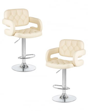 Стул барный DOBRIN TIESTO (кремовый) 2 шт_0