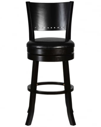 Вращающийся полубарный стул DOBRIN TONY COUNTER (капучино, черный) 2 шт_11