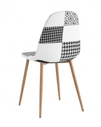 Стул Валенсия SN Пэчворк черно-белый_4