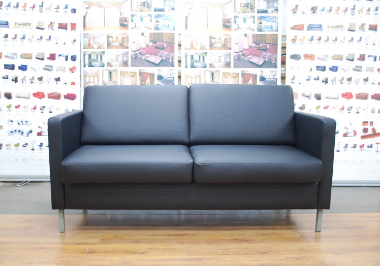 Диван офисный Эндер тройной черный Ecotex 3001_1