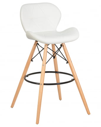 Стул барный DOBRIN BUTTERFLY BAR Белый_0