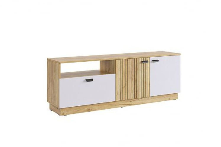 Гостиная Моди К1 MGM-K1МОДИ дуб крафт золотой/белое дерево_2