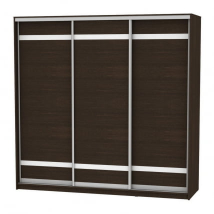 Шкаф-купе B-230х235х60-3(Венге-D9D9D9)_0