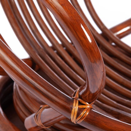 Кресло вращающееся FLORES 5005 /без подушки/ Pecan (орех)_5