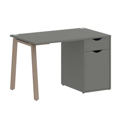 Стол письменный HOME OFFICE VR.SP-3-118.1.A Металлик/Мокко металл_0