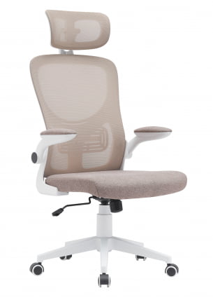 Кресло офисное TopChairs Airone бежевый ткань_1