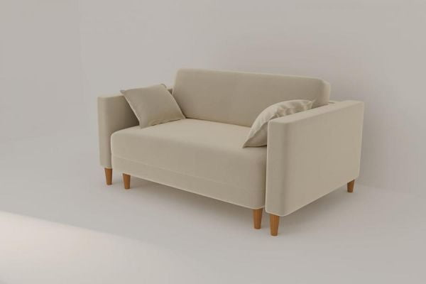 Диван прямой Урвик (Berhouse) Цвет фасада: Азур велюр; Тип: Прямой; Материал фасада: Металл/Велюр_2