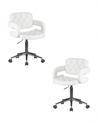 Офисное кресло для персонала DOBRIN LARRY (белый) 2 шт_0