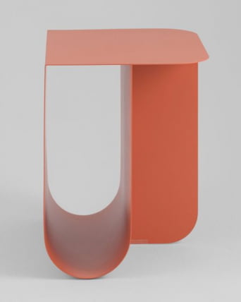 Журнальный столик Laure металл красный_6