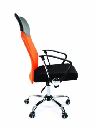 Кресло руководителя CHAIRMAN 610 Оранжевый черный_2