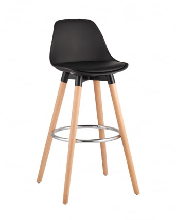 Полубарный стул Мартин экокожа Черный_0