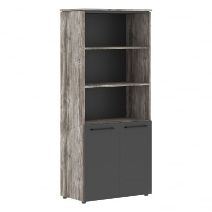 Шкаф с 1 комплектом глухих малых дверей MORRIS TREND MHC 85.5 Сосна Нордик Антрацит_0