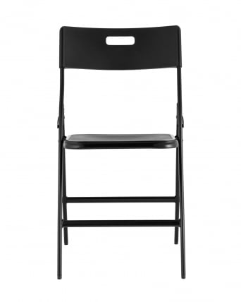 Комплект раскладного стола и стульев Кейт черный_2