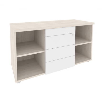 Тумба сервисная с ящиками TIP-ON ONIX O.TS-11 TIP Денвер Светлый/Белый_0