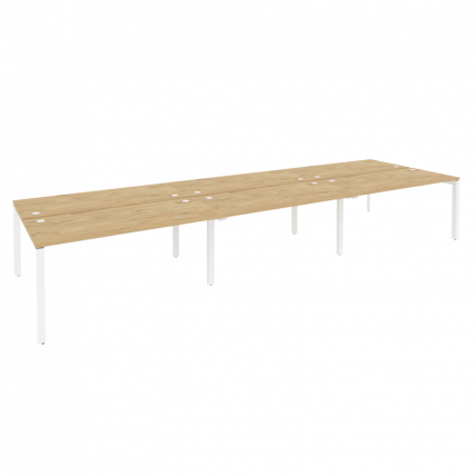 Рабочая станция на П-образном м/к ONIX O.MP-D.RS-6.4.7 Тиквуд Светлый/Белый_0
