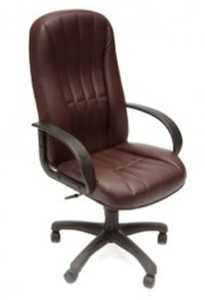 Кресло руководителя СН833 Коричневое 36-6_0