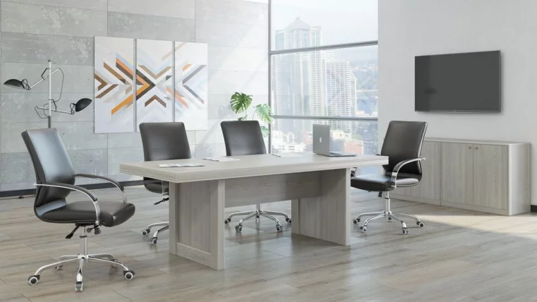 Комплект мебели для переговорной Bern 12 Светлый дуб_0