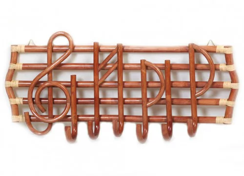 Вешалка Мелодия 25/04 орех матовый_0