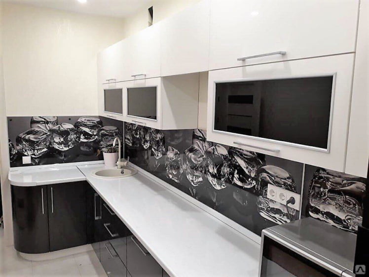 Глянцевый фартук (КОМПОЗИТ) КМ 26 / KM_7